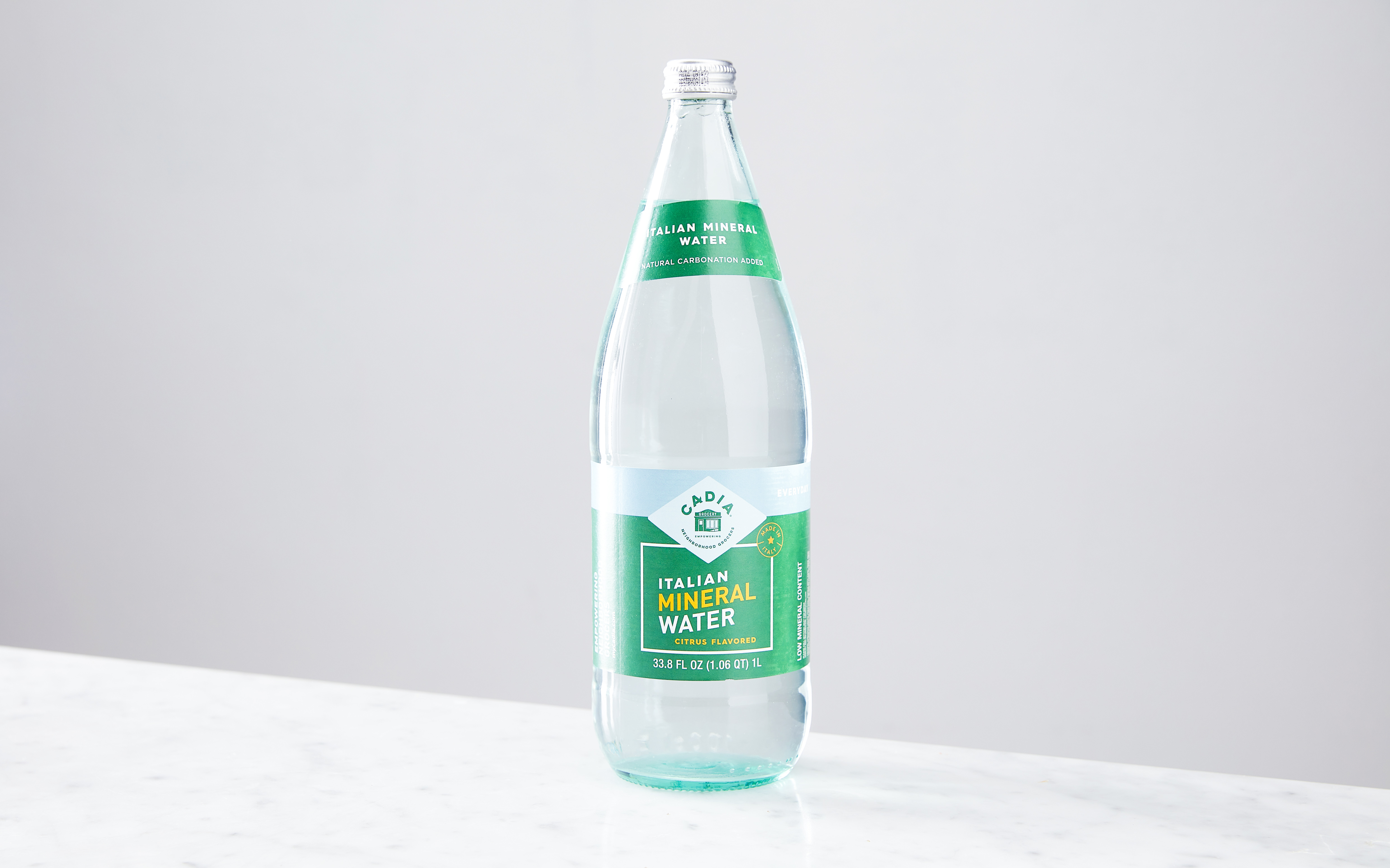Sparkling Citrus Italian Mineral Water 33.8 fl oz Cadia Good Eggs