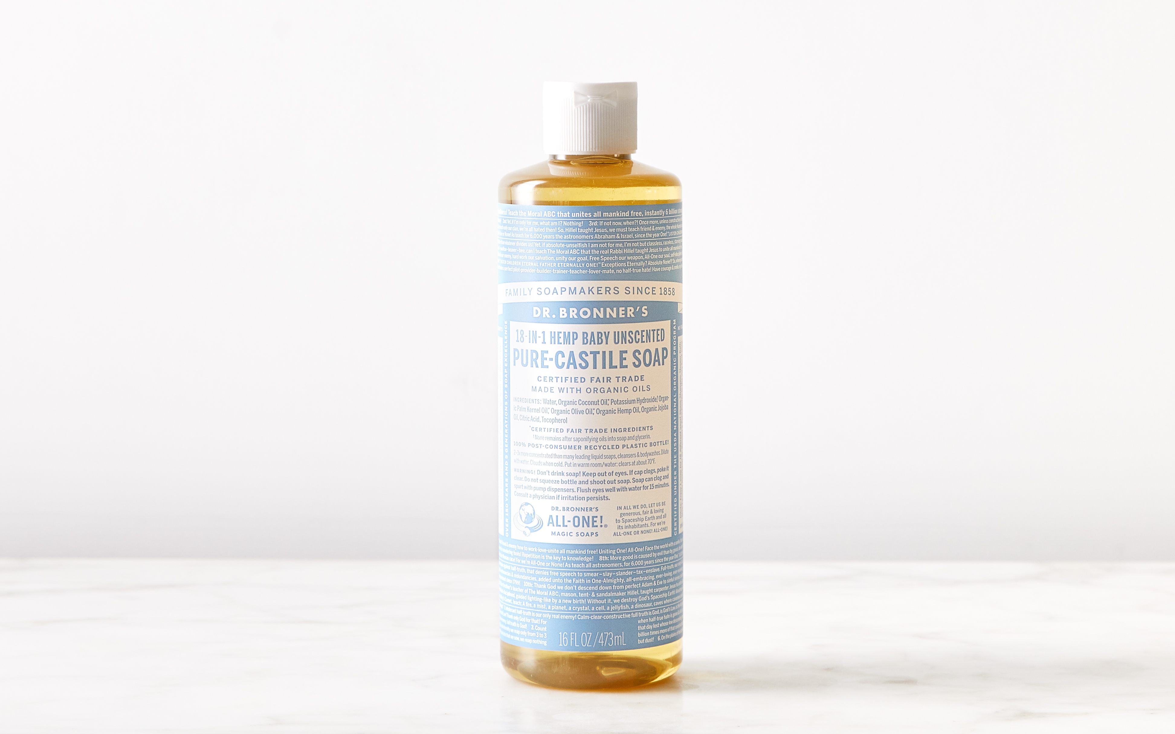 Soap Liquid Castille Baby Unscented 16 oz Dr. Bronner's Good Eggs