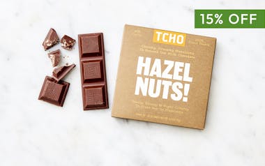 Organic Hazel Nuts! Milk Chocolate Bar