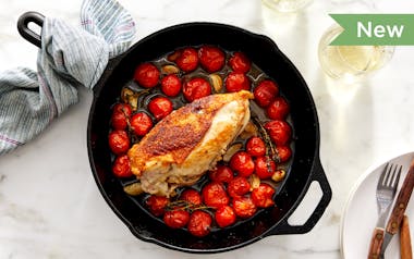One-Pan Chicken Breast with Blistered Cherry Tomatoes