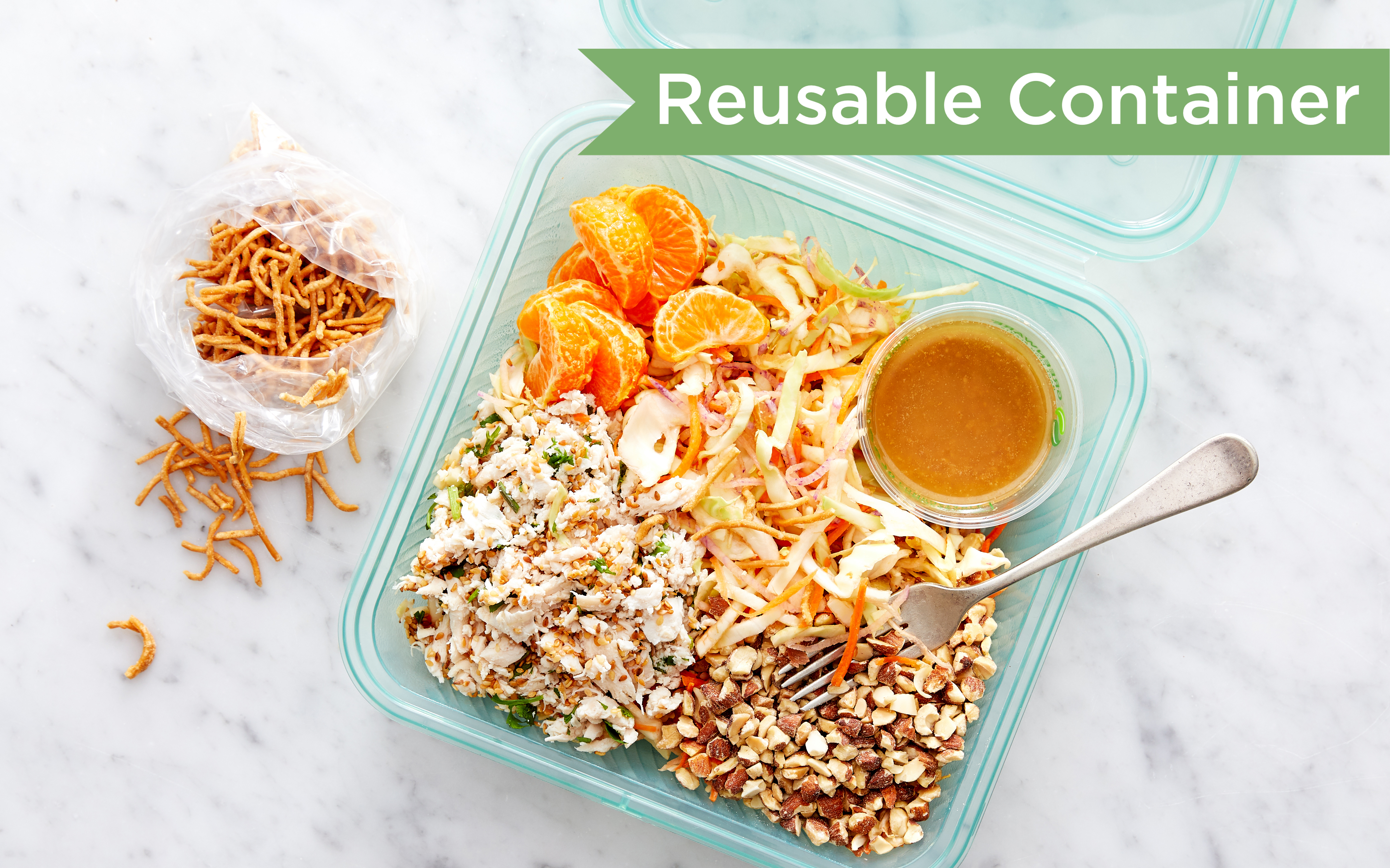 Sesame Chicken Salad with Satsumas 12 oz Good Eggs Kitchen Good Eggs