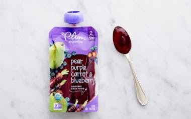 Organic Blueberry, Pear & Purple Carrot Baby Food (6+ mos)