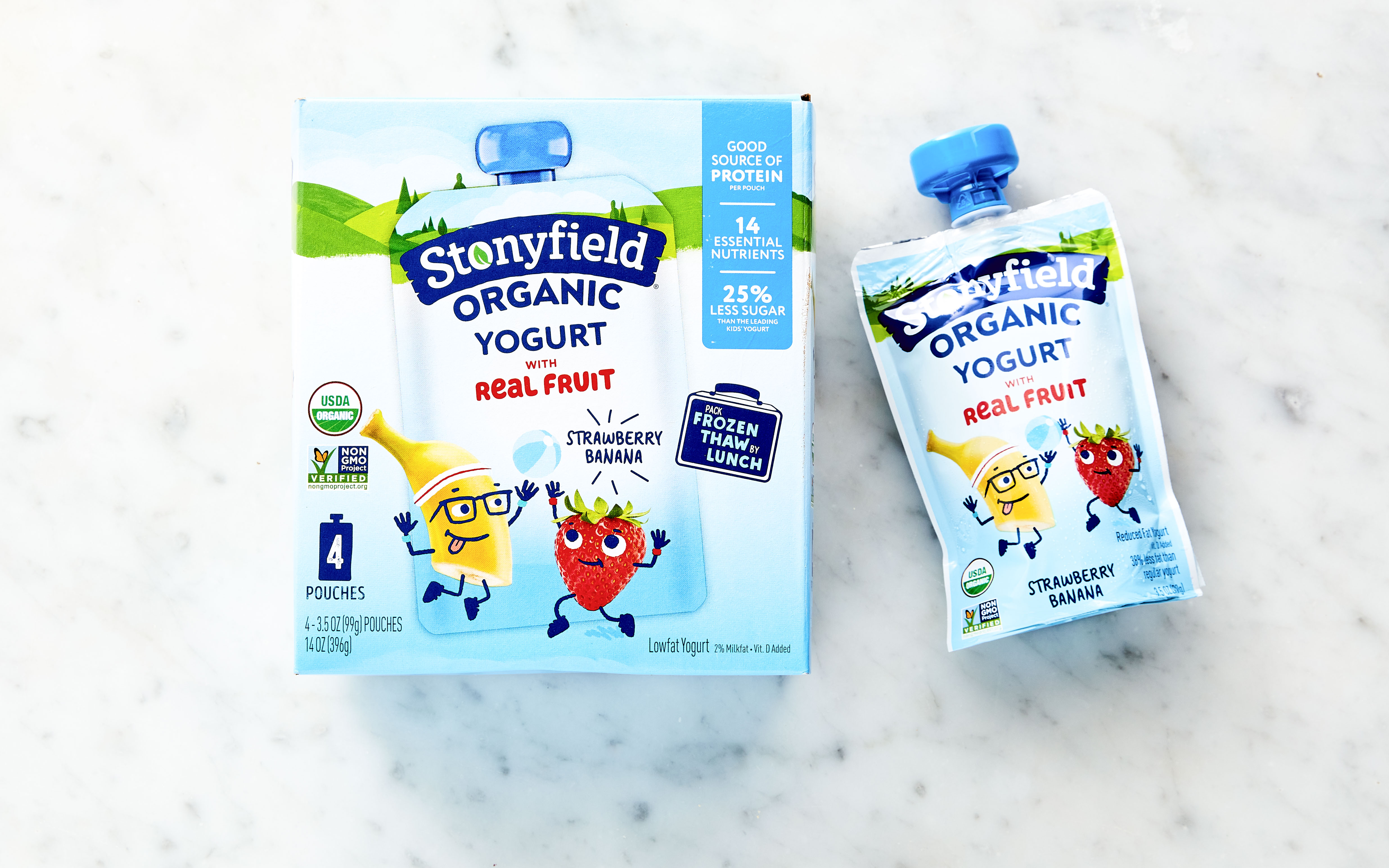 Stonyfield Organic Yobaby Happy Tot Whole Milk Yogurt Pouch Whole