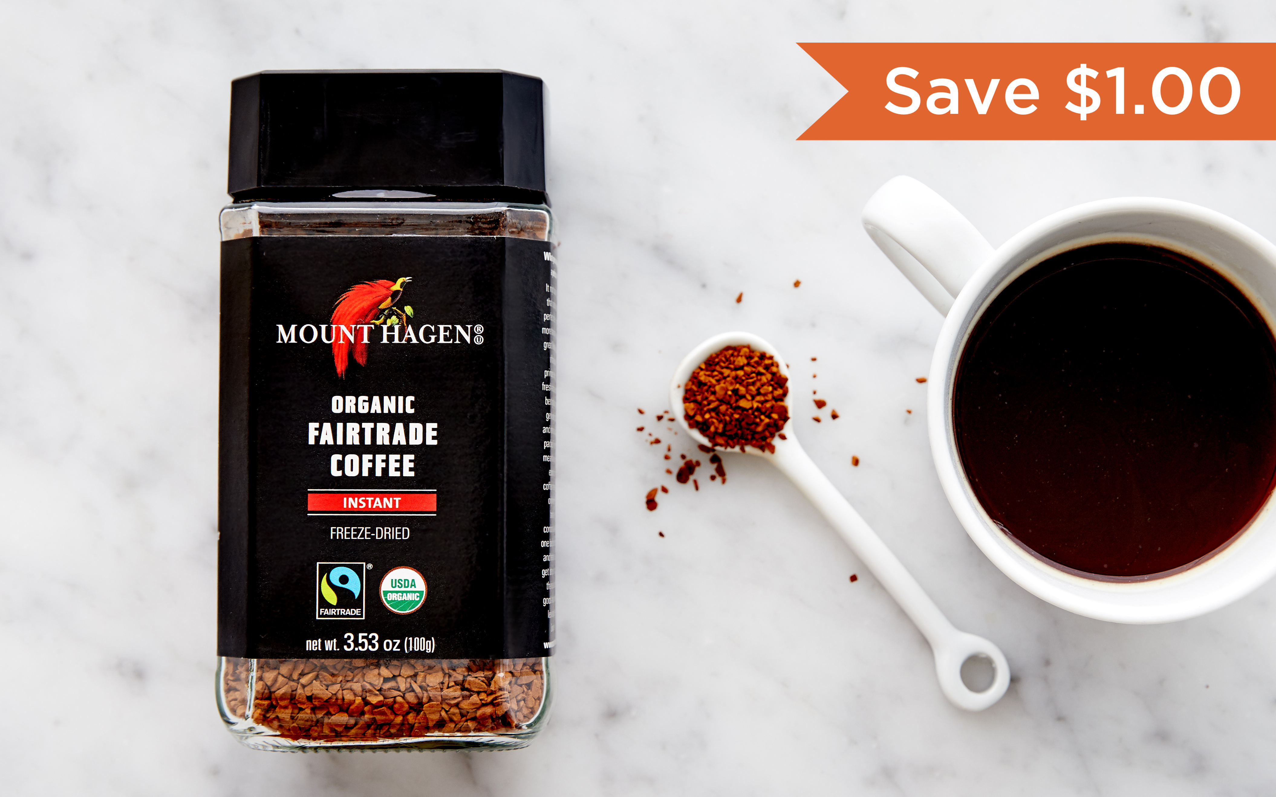 Organic Fair Trade Instant Coffee Mount Hagen Good Eggs