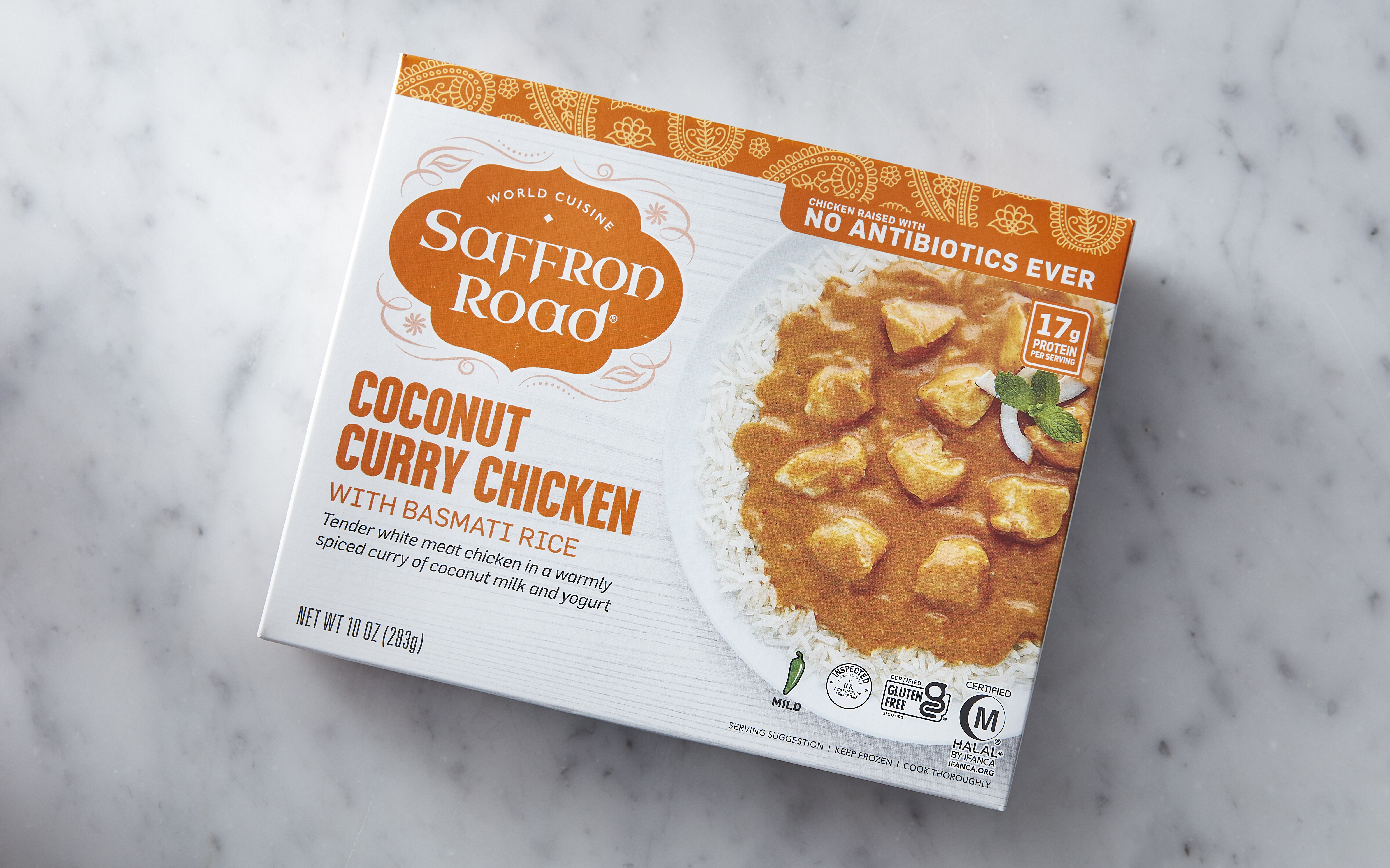 Coconut Curry Chicken with Basmati Rice 10 oz Saffron Road Good Eggs