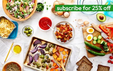 Weekly Menu: Three Vegetarian Meals