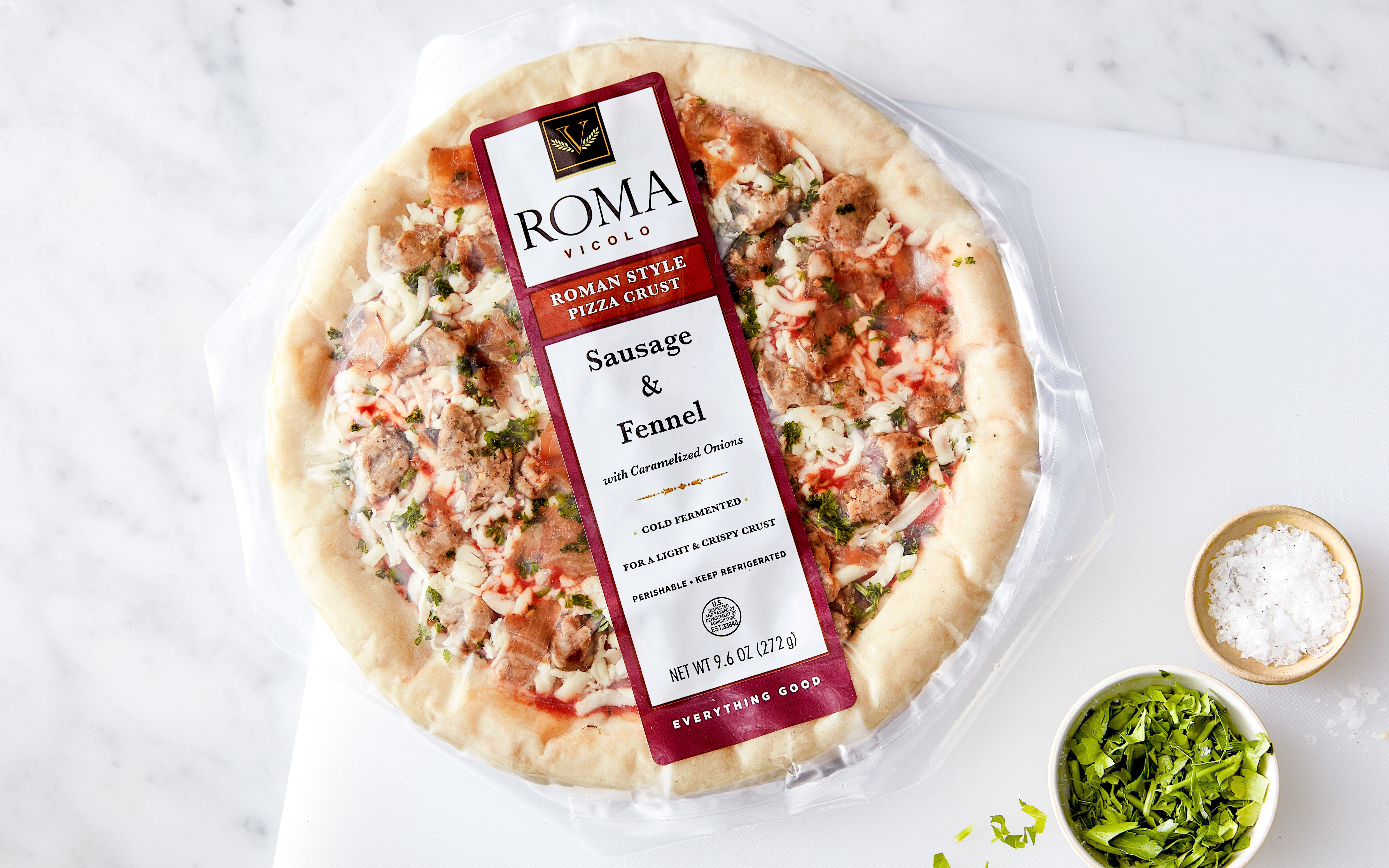 Sausage Fennel Roman Style Crust Pizza 1 count Vicolo Pizza Good Eggs