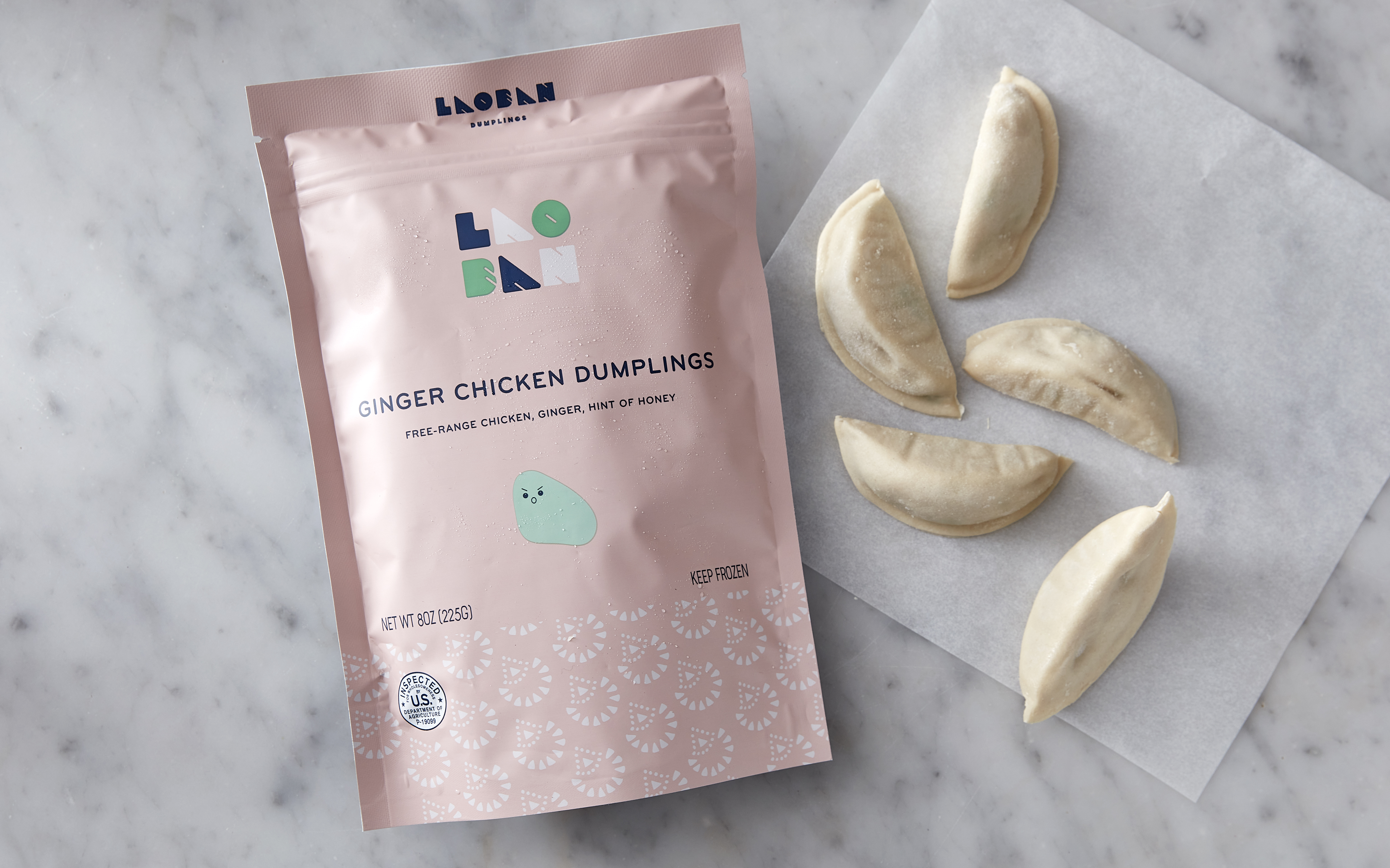 Ginger Chicken Dumplings 8 oz Laoban Dumplings Good Eggs