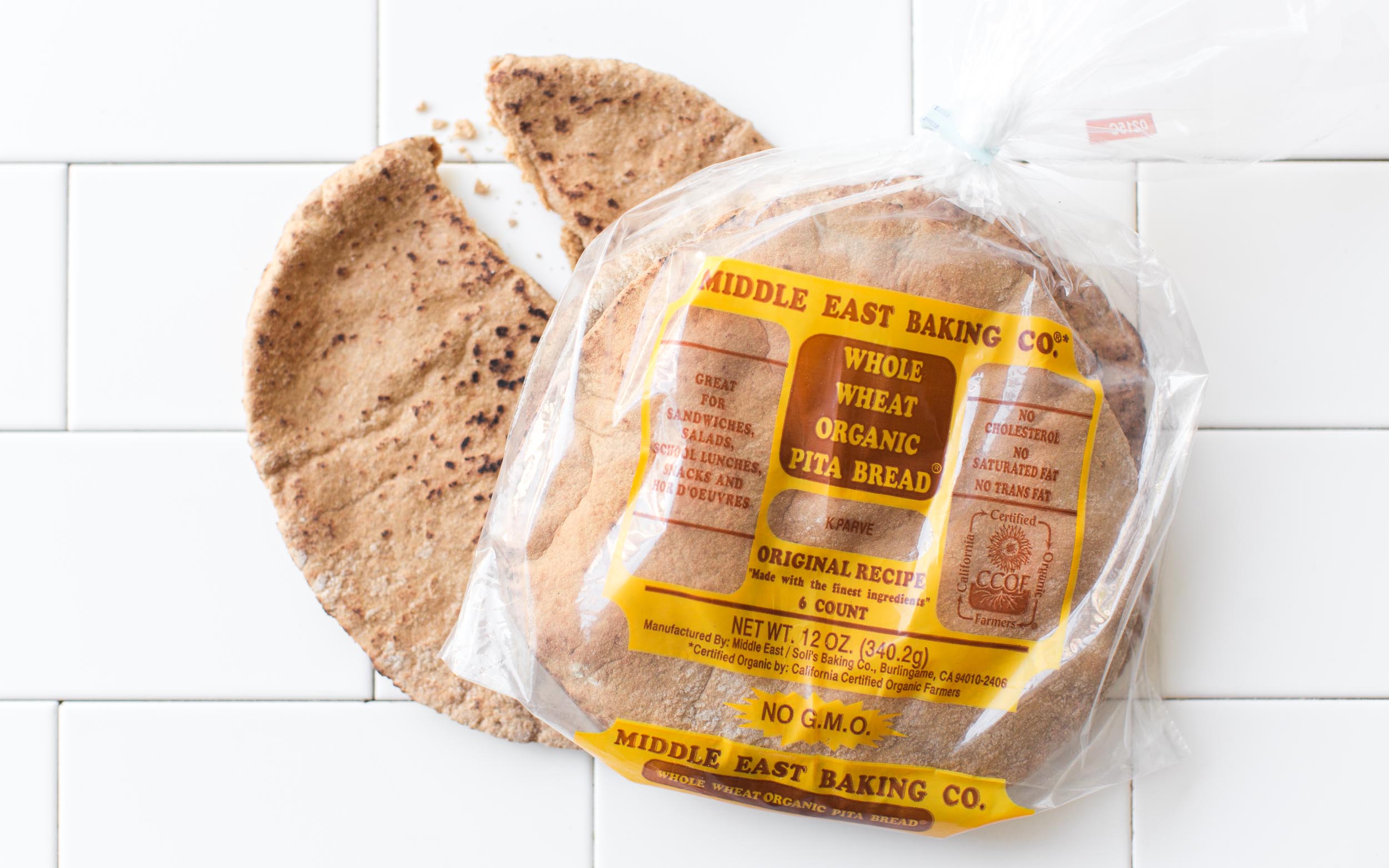 Organic Whole Wheat Pita Bread Middle EastSoli's Bakery SF Bay Good Eggs