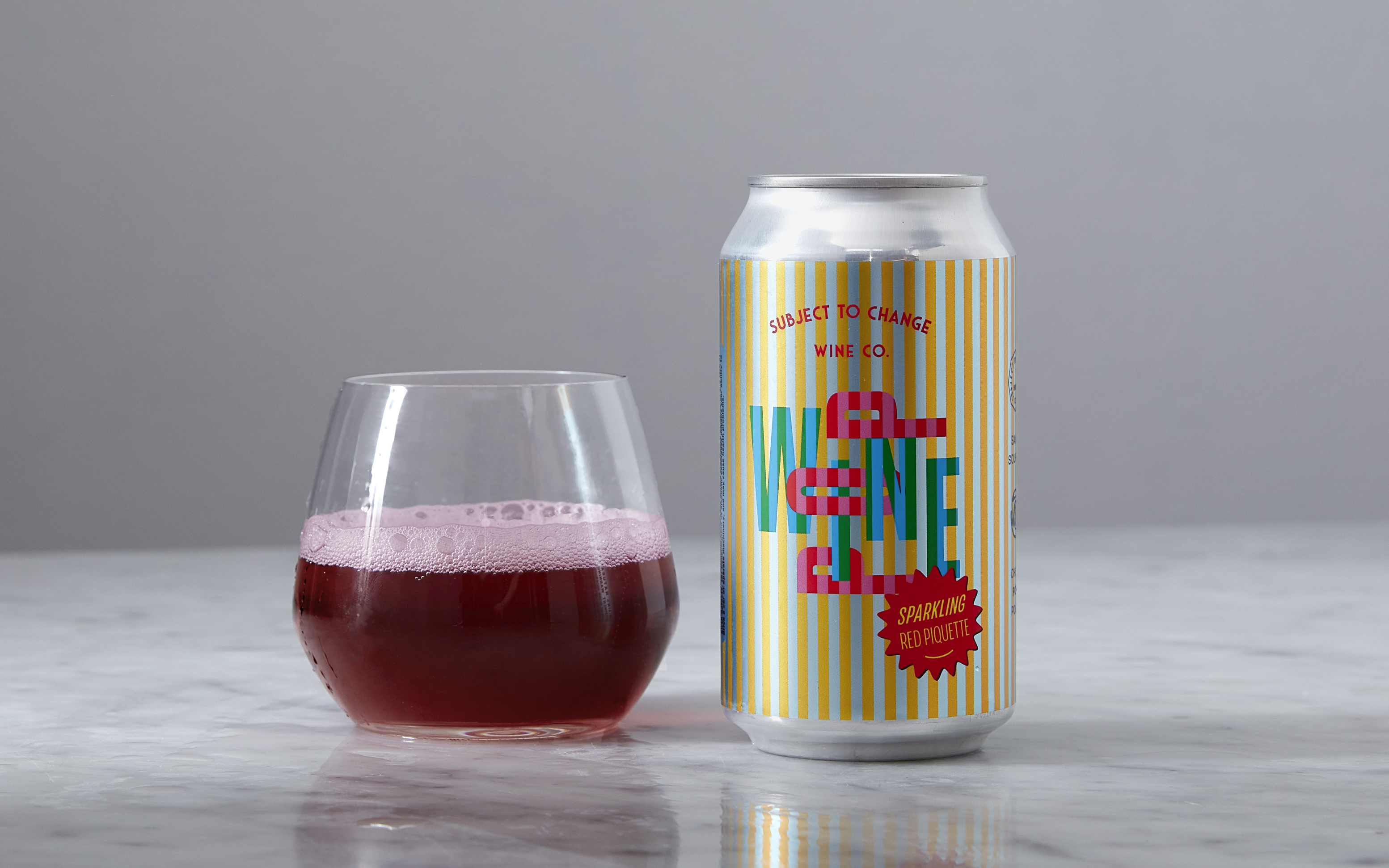 Wine Pop Sparkling Red Piquette Can 375 ml Subject To Change Wine