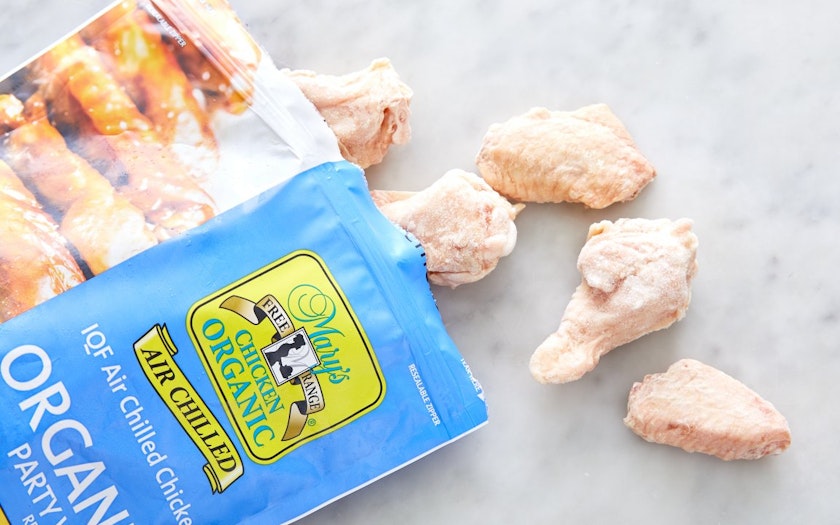 Get Mary's Organic Raw Party Chicken Wings, Frozen Delivered