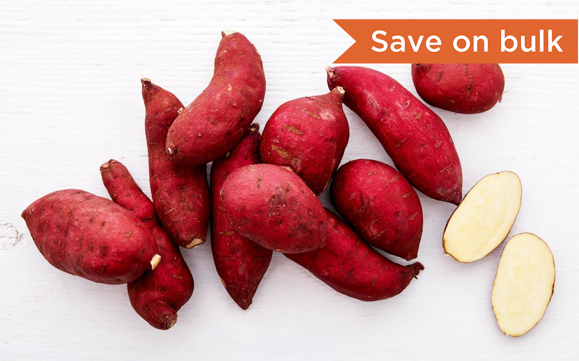 Bulk Organic Japanese Sweet Potatoes From Our Farmers SF Bay Good