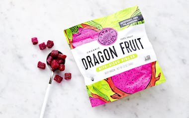 Organic Dragon Fruit Bite-Sized Pieces