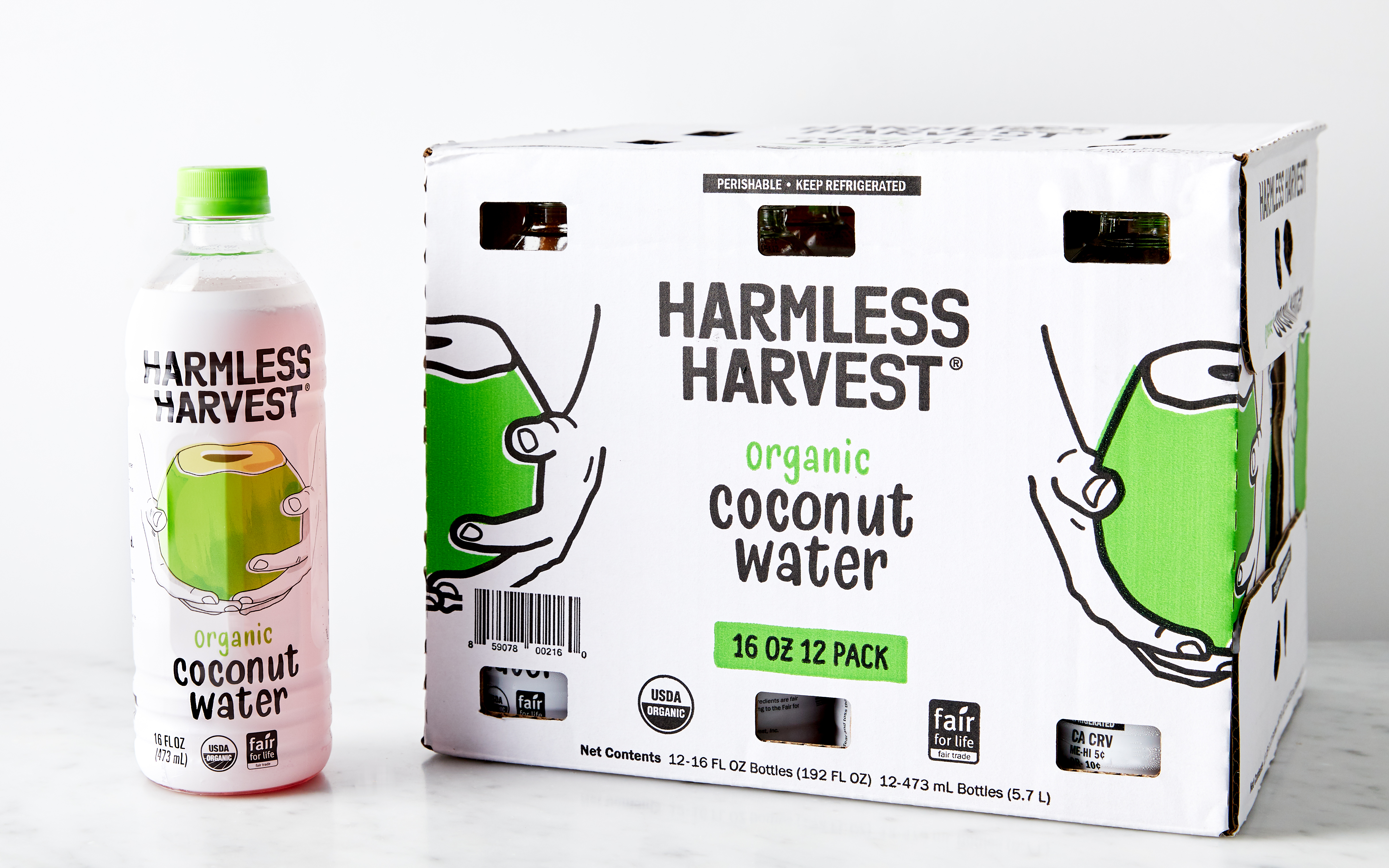 Case Of Organic Coconut Water | 12 Count | Harmless Harvest | Good Eggs