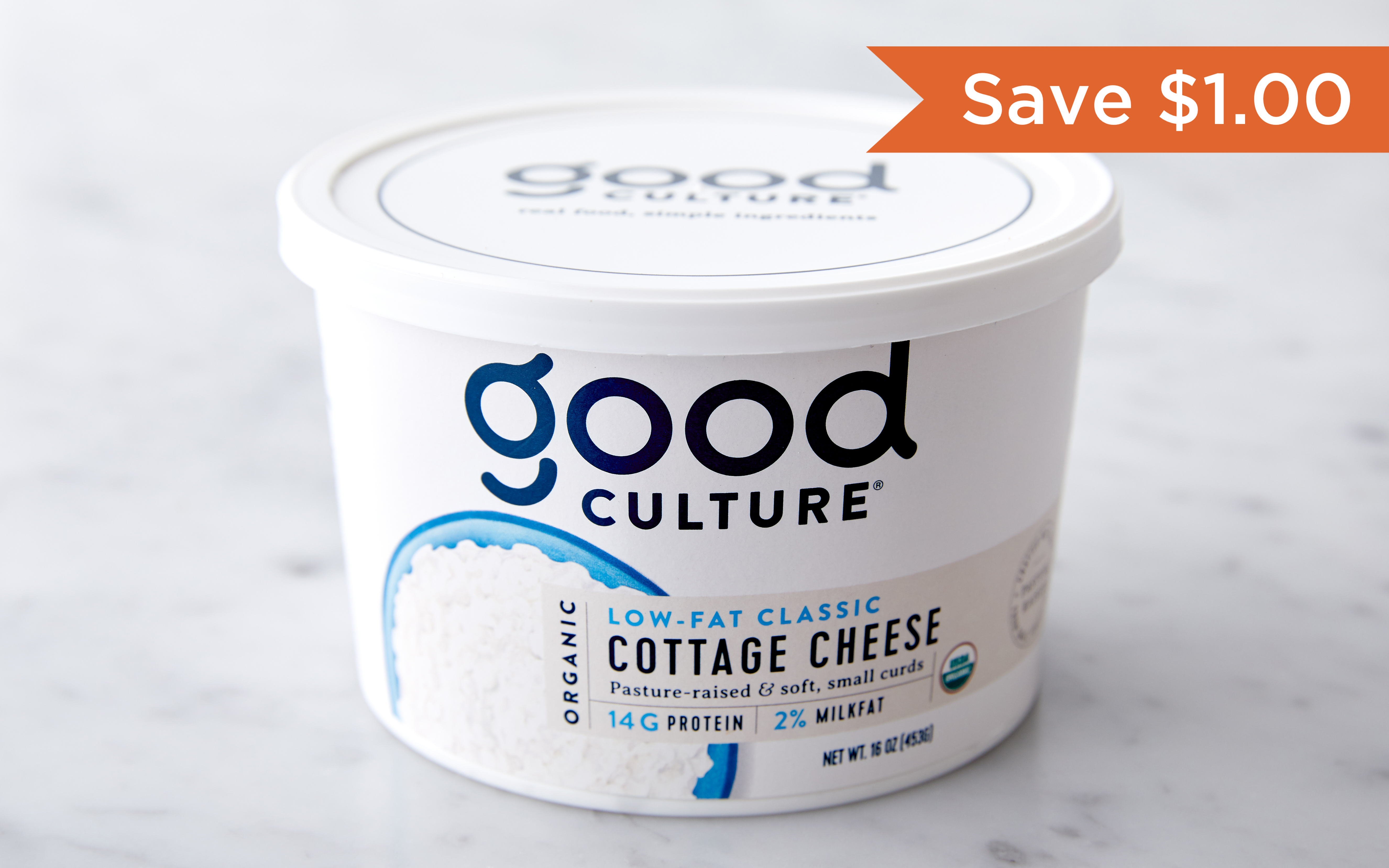 Organic Low-Fat Classic Cottage Cheese - Good Culture | Good Eggs