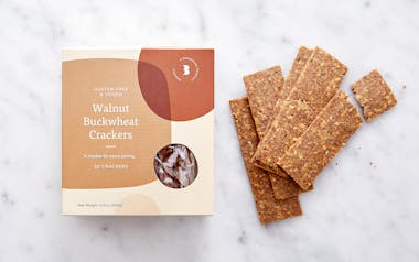 Walnut Buckwheat Crackers