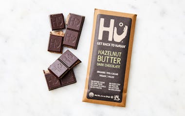 Organic Hazelnut Butter 70% Dark Chocolate Bar