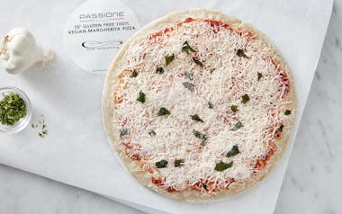  10” Gluten-Free Vegan Margherita Olive Pizza