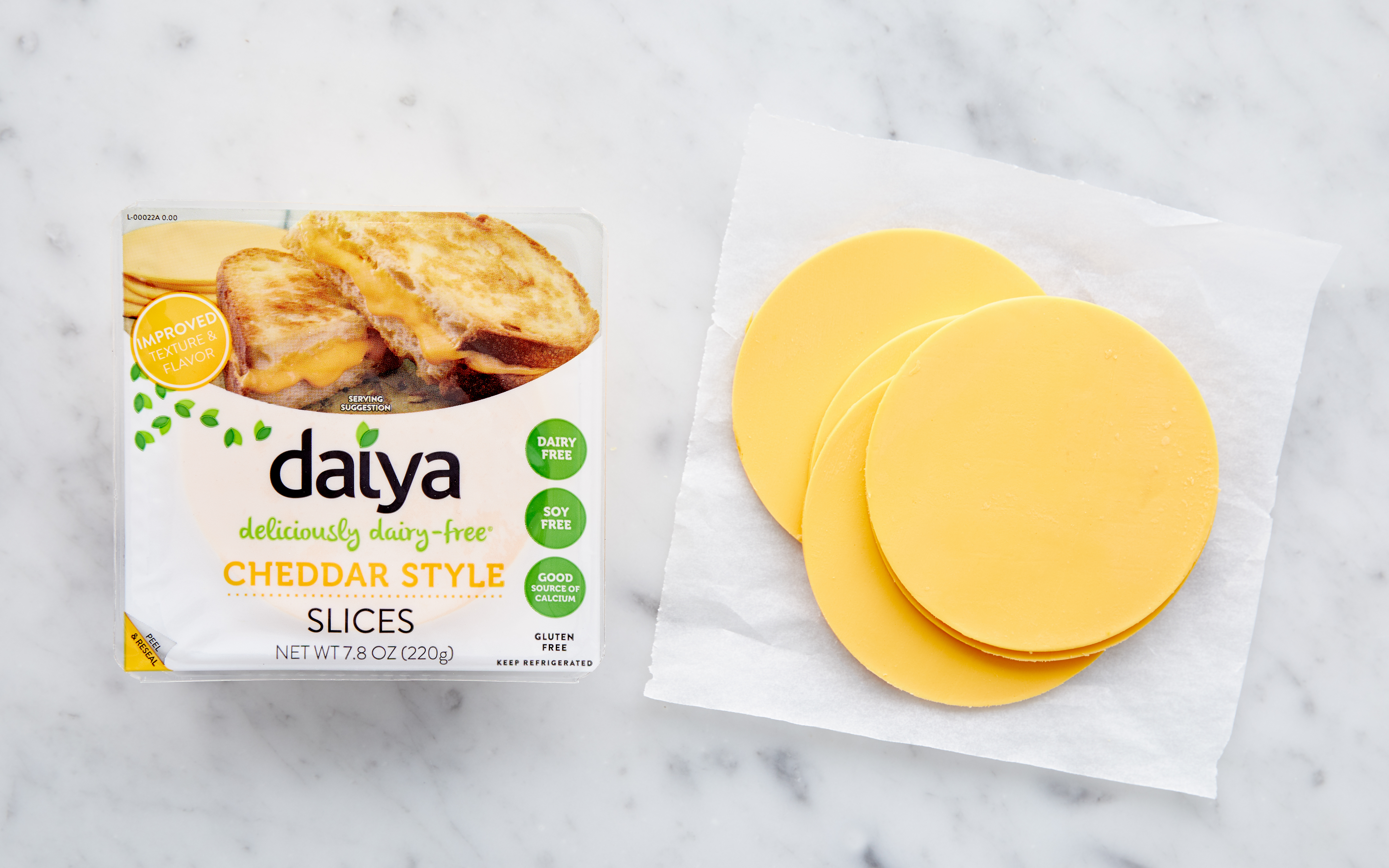 Plant-Based Cheddar Style Slices | 7.8 Oz | Daiya Foods | Good Eggs