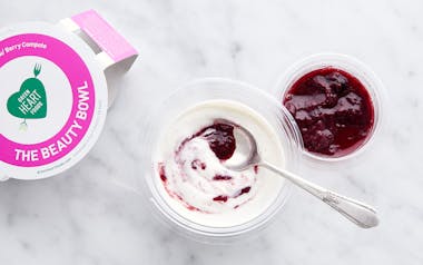 Coconut Yogurt with Mixed Berry Compote