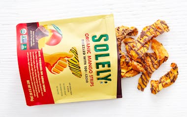 Organic Mango Strips Drizzled with 100% Cacao