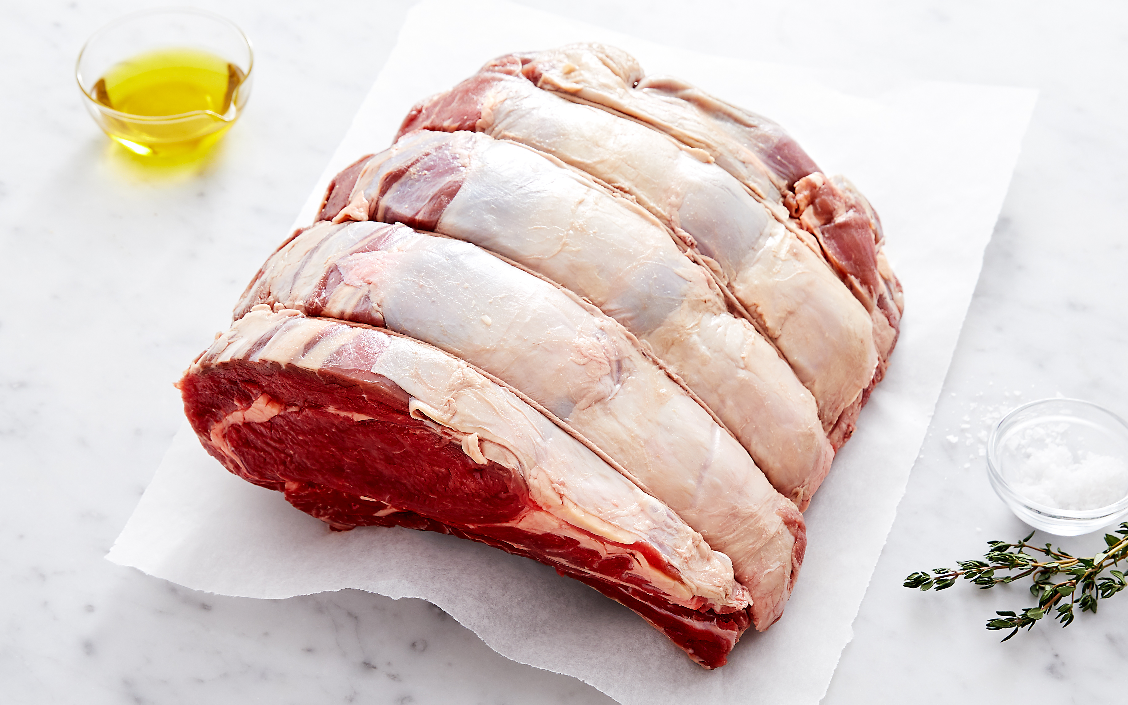 GrassFed Beef Prime Rib Roast (4 Rib, Frozen) 9 lb Stemple Creek
