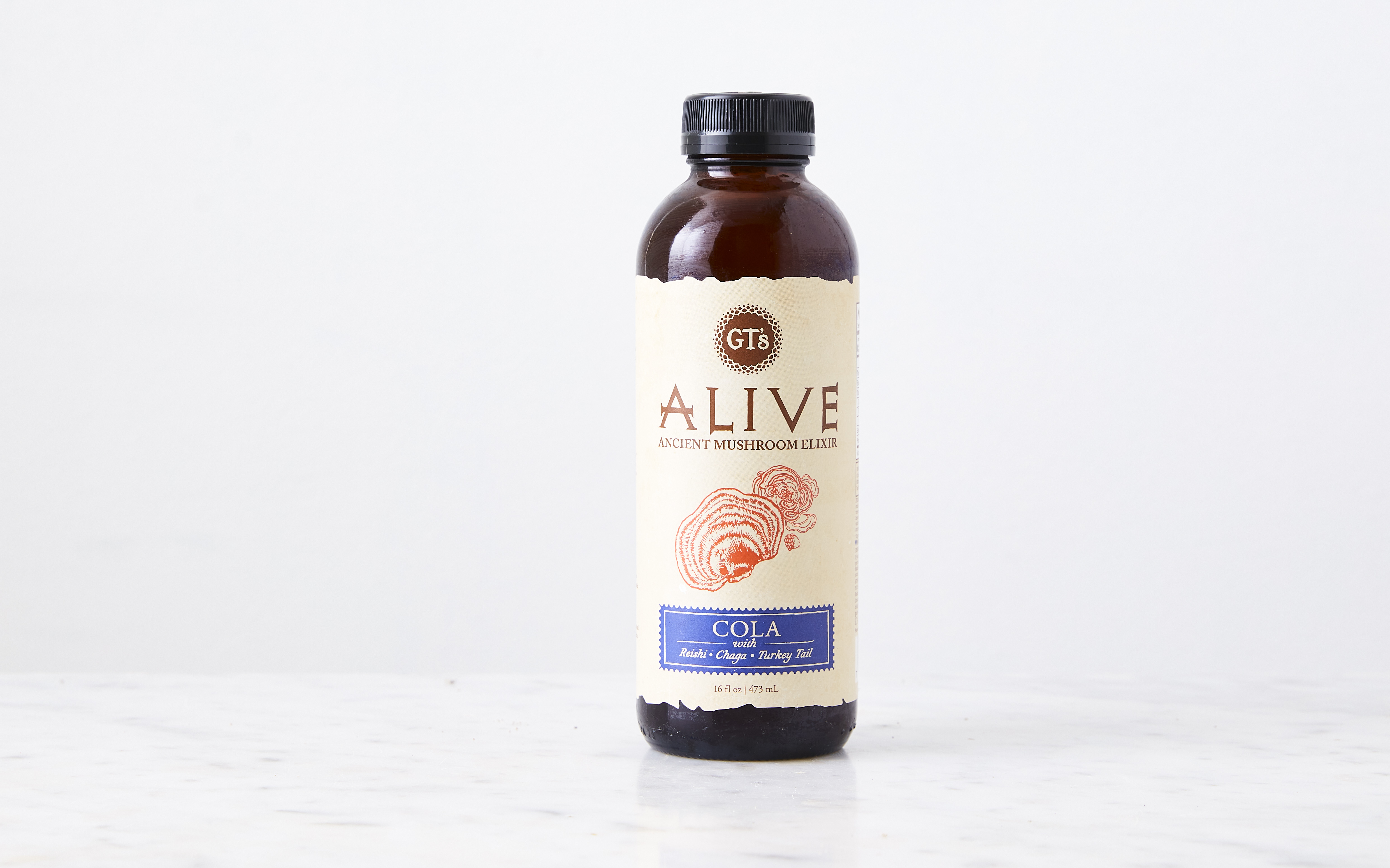 Alive Cola Ancient Mushroom Elixir 16 fl oz GT's Living Foods Good Eggs