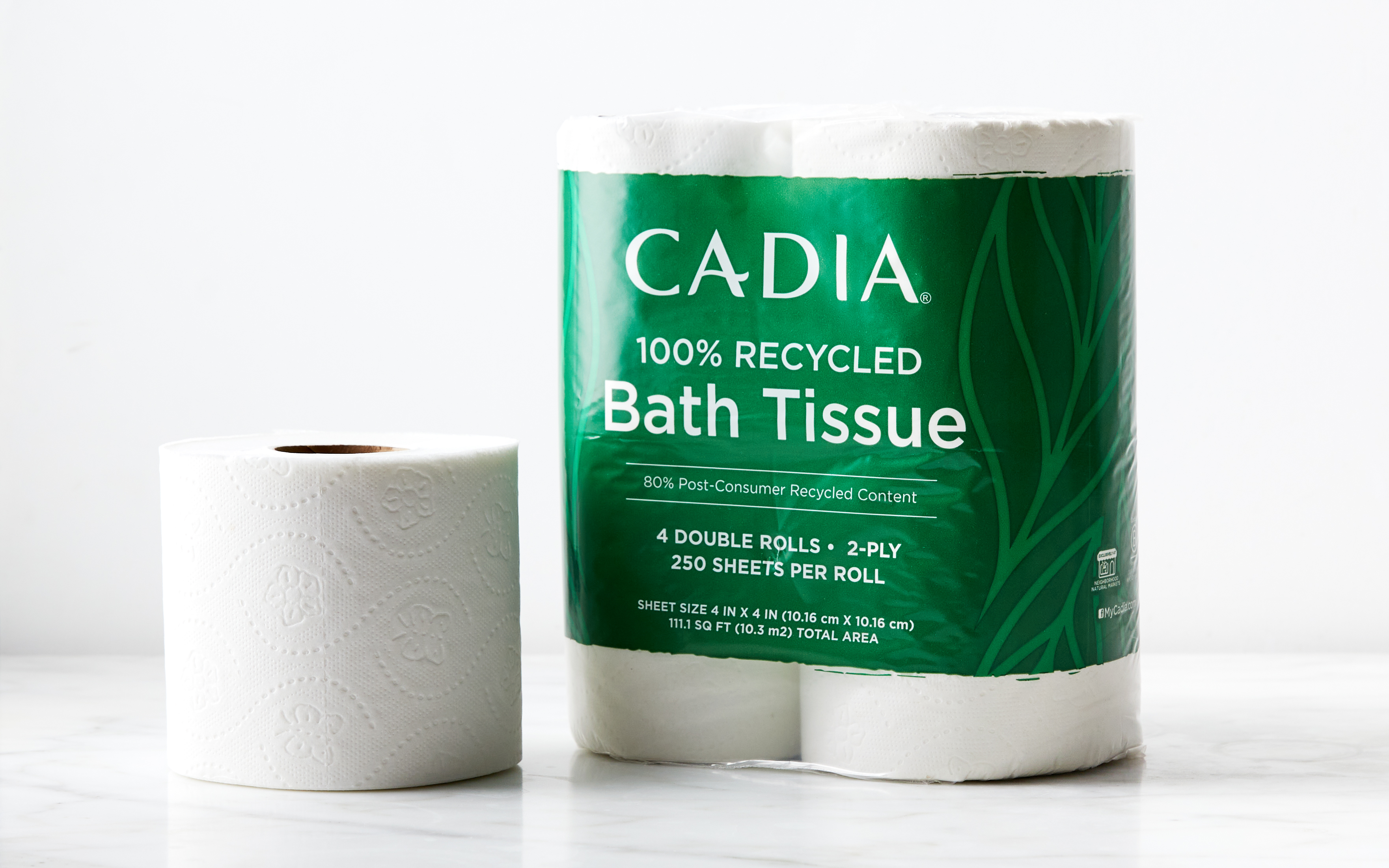 Toilet Paper 4-Pack | 4 count | Cadia | Good Eggs