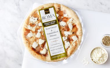 Goat Cheese & Caramelized Onions Roman Style Crust Pizza