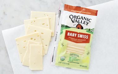 Organic Sliced Baby Swiss Cheese