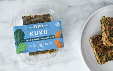 Kale & Toasted Almond Kuku Frittata