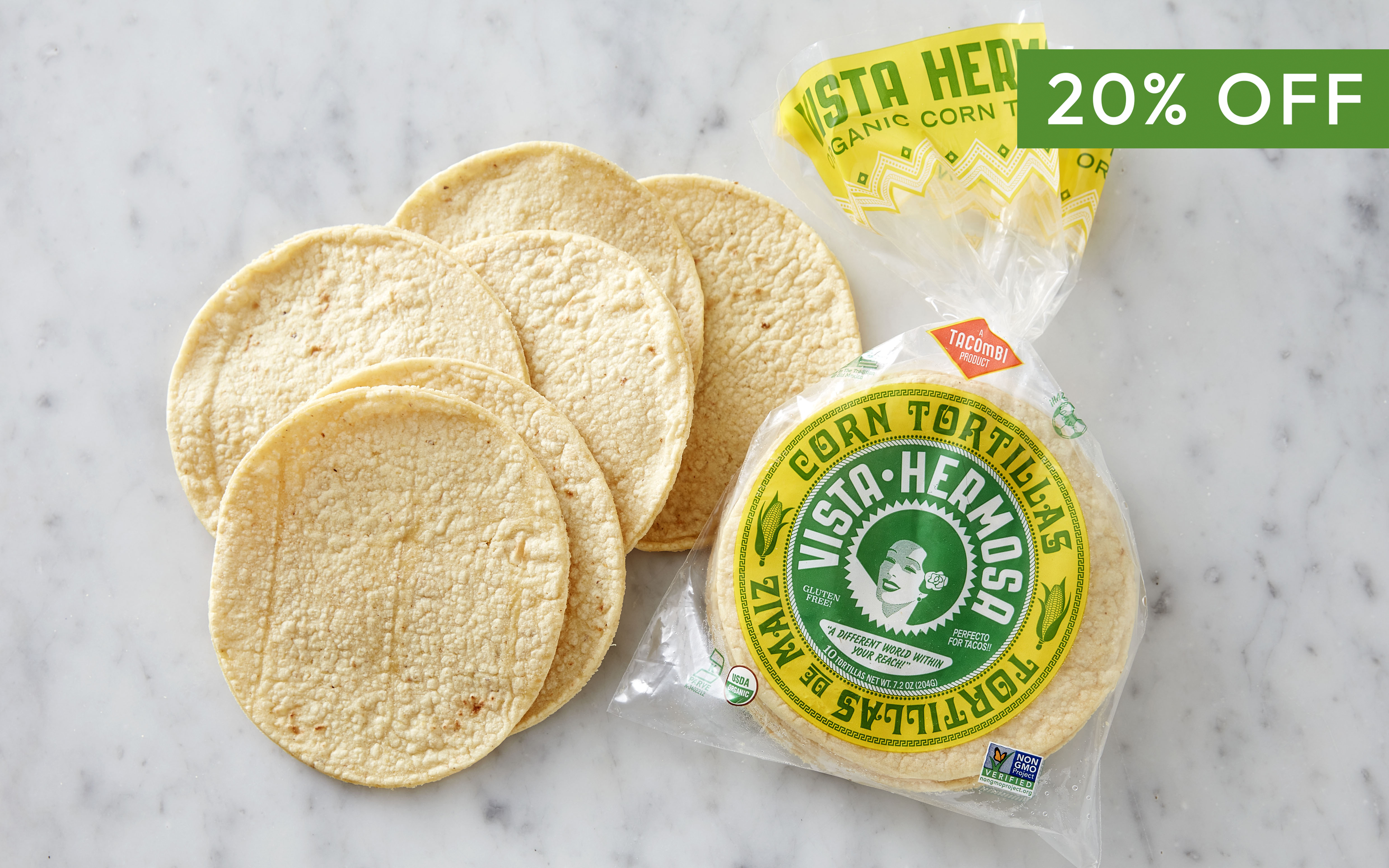 Corn Tortillas 5" 10 count Vista Hermosa Good Eggs