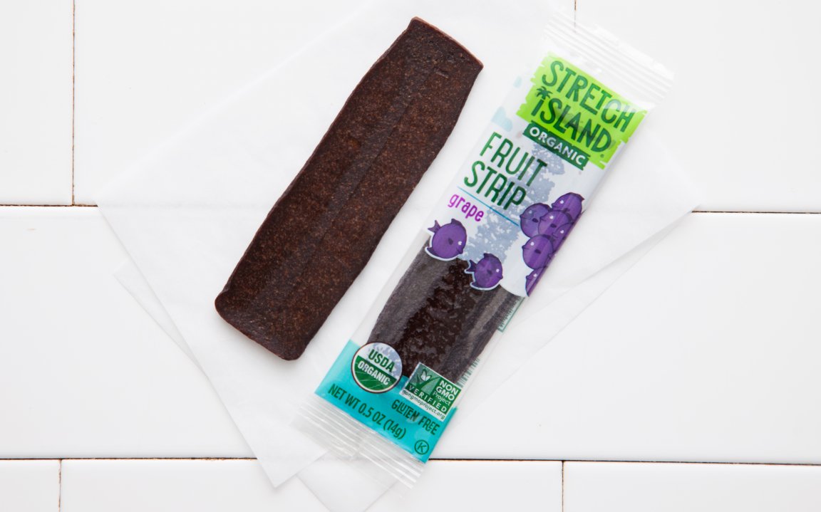 Organic Grape Fruit Leather 0.5 oz Stretch Island Fruit Co. Good Eggs