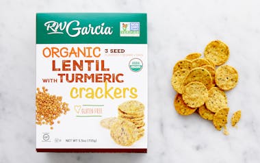 Organic Gluten-Free Lentil & Turmeric Crackers