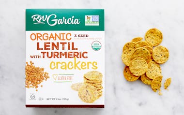 Organic Lentil & Turmeric Crackers