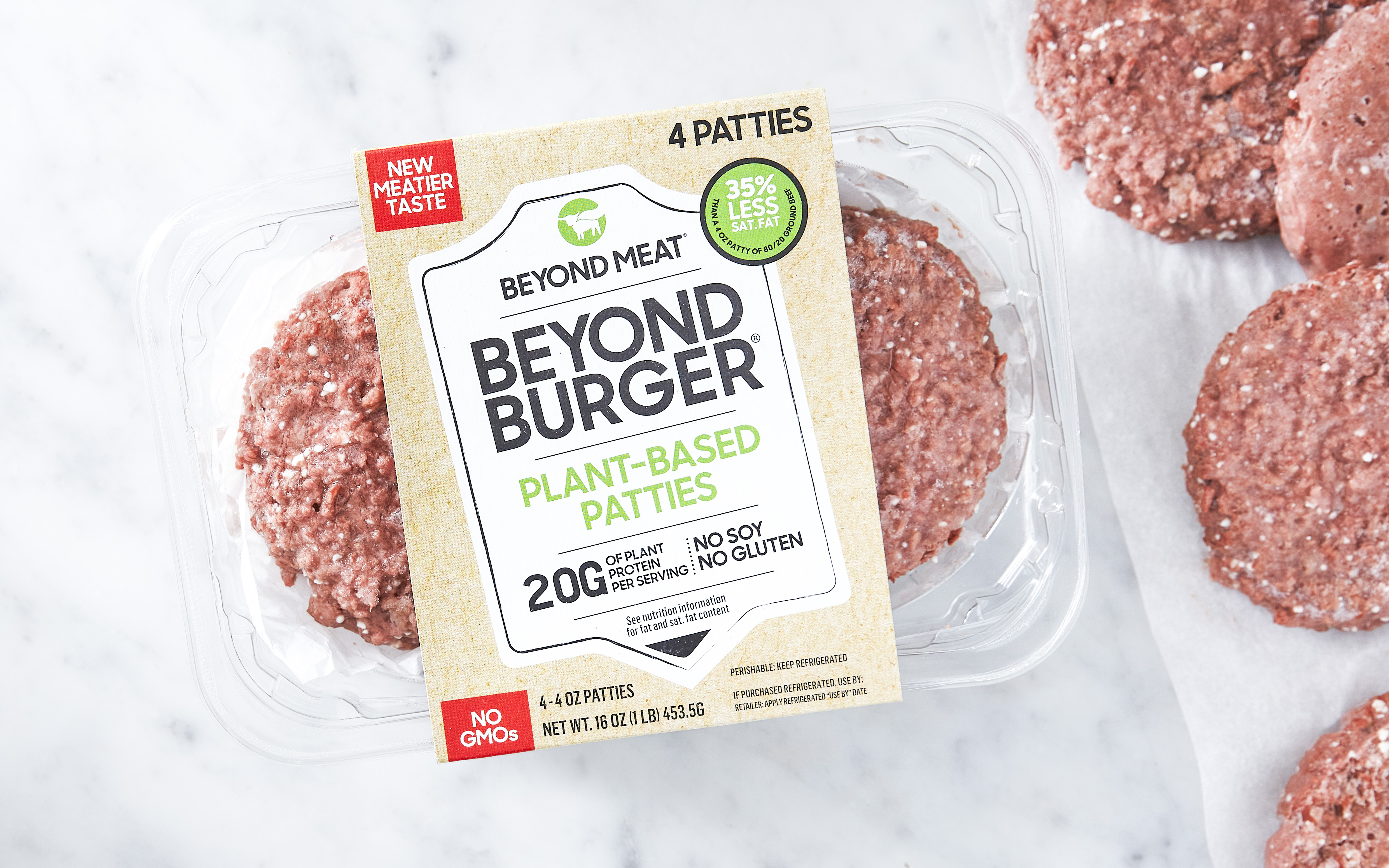 Beyond Burger Patties 4Pack 4 count Beyond Meat Good Eggs