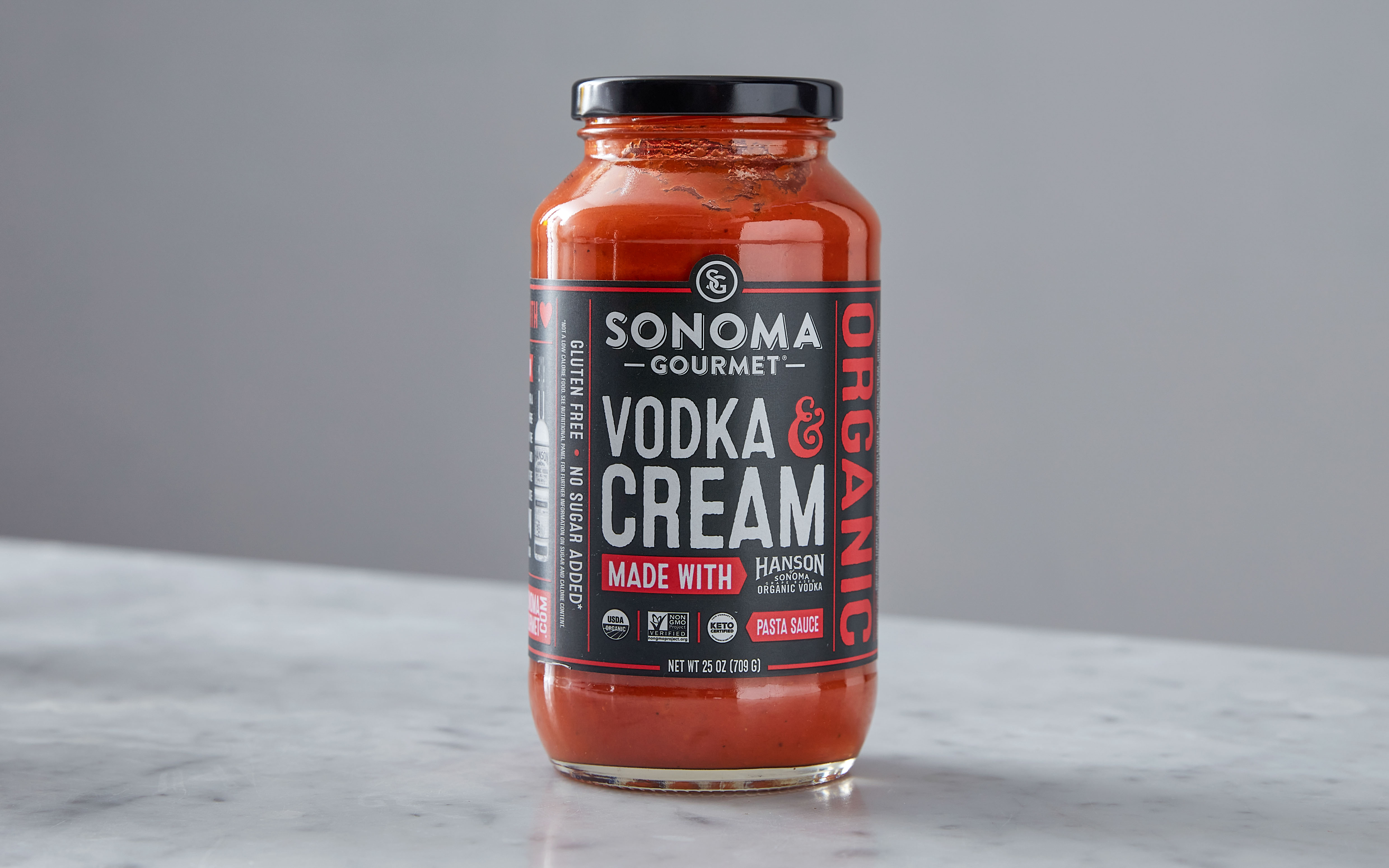 Organic Vodka & Cream Tomato Sauce 25 oz Sonoma Gourmet Good Eggs