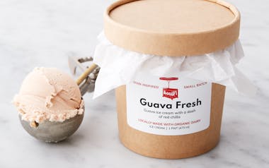 Guava Ice Cream with Indian Red Chilli