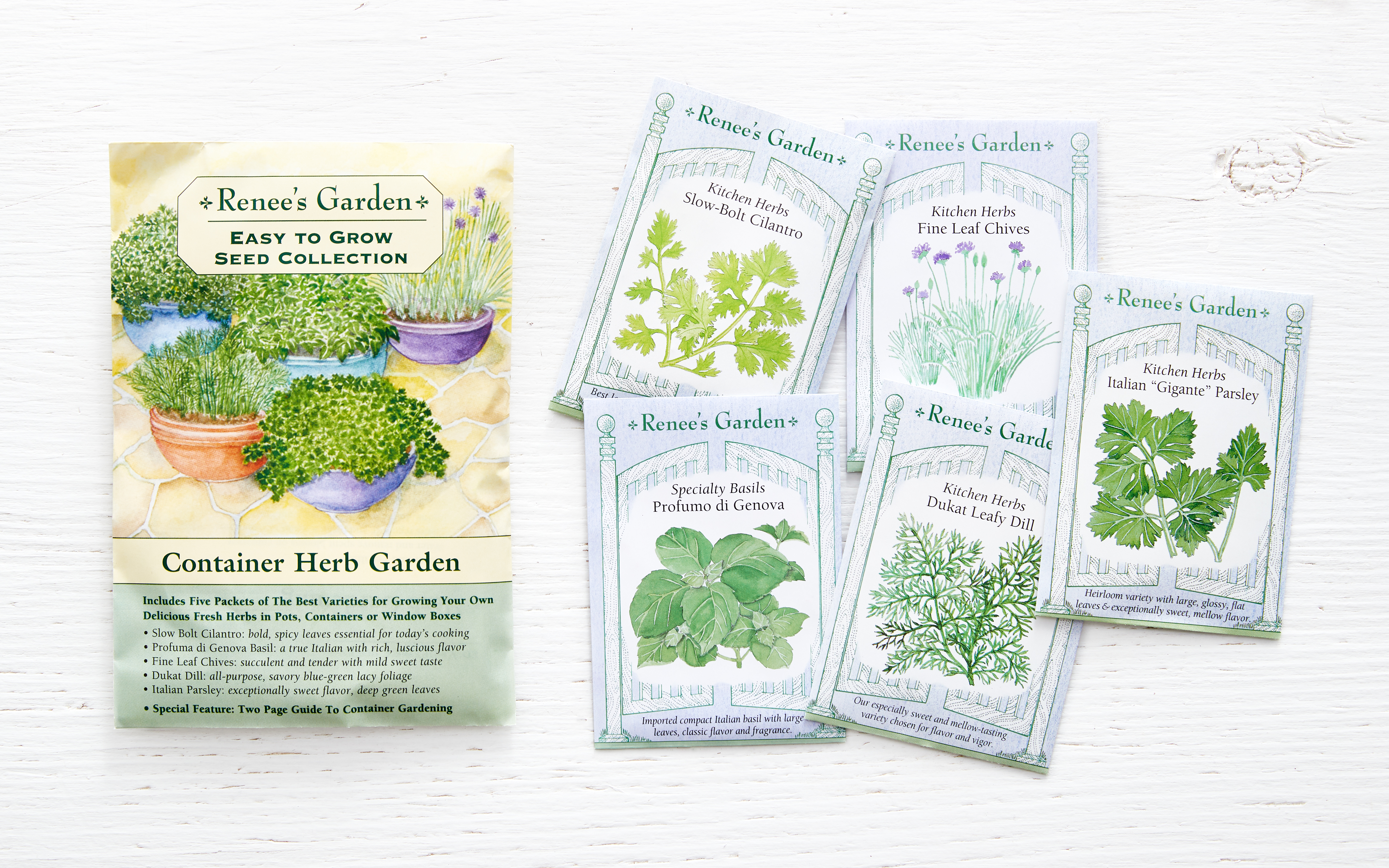 Container Herb Garden Seeds Collection 5 count Renee s Garden