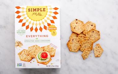 Gluten-Free Everything Sprouted Seed Crackers