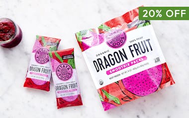 Organic Dragon Fruit Smoothie Packs