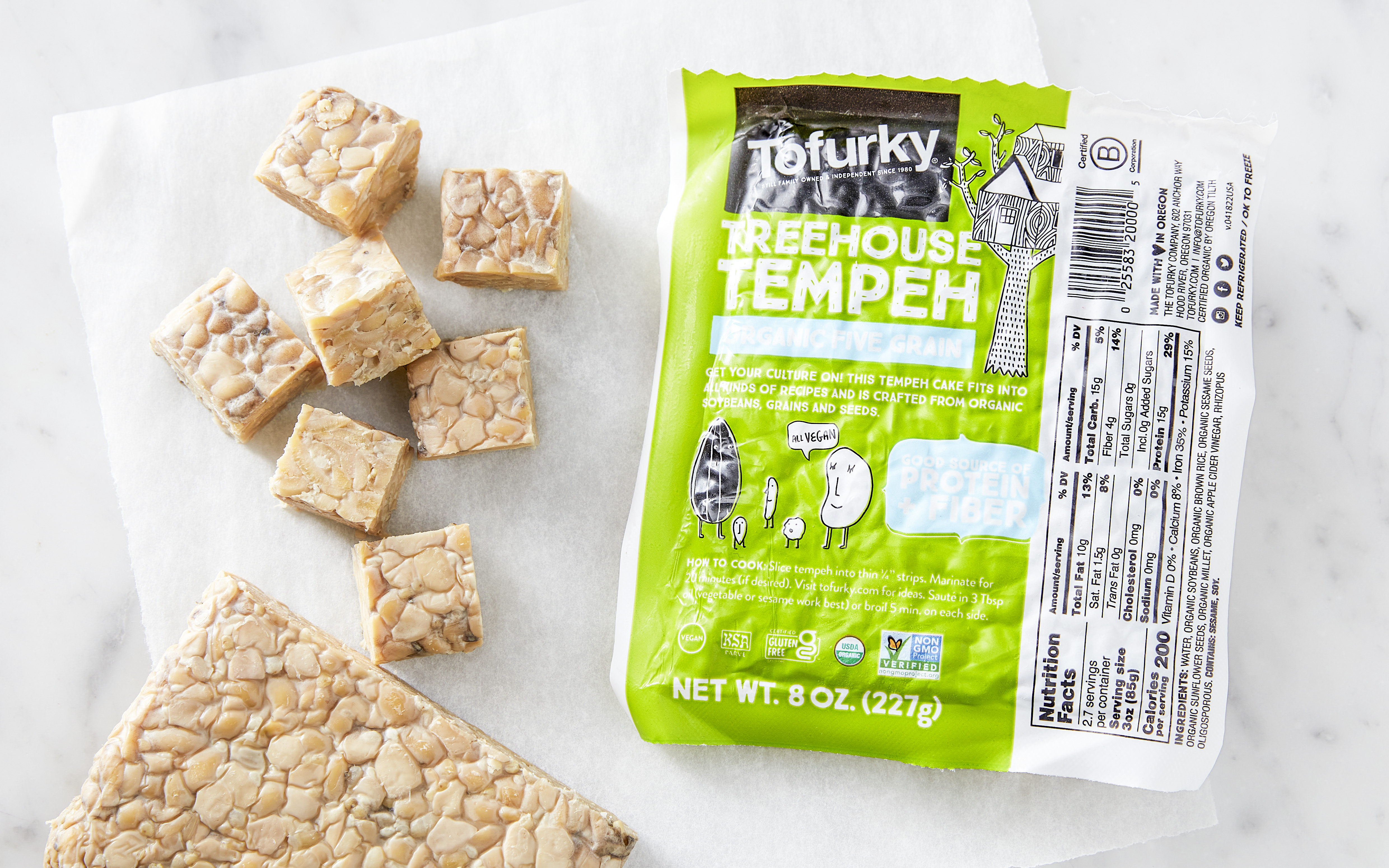 Organic Five Grain Tempeh Cake oz Tofurky Good Eggs