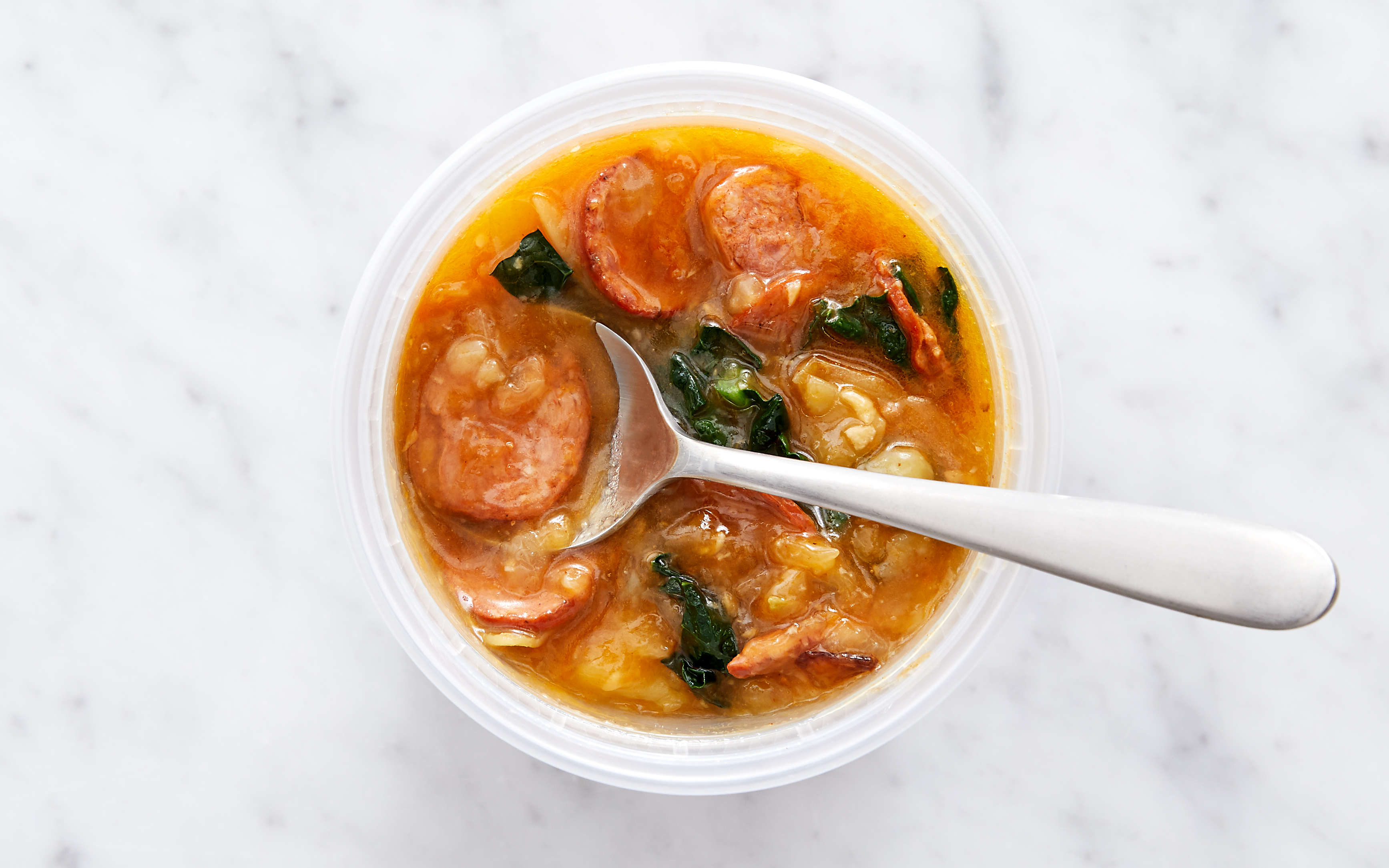 Kale Soup with Smoked Linguica and Potatoes 28 oz Good Eggs Kitchen