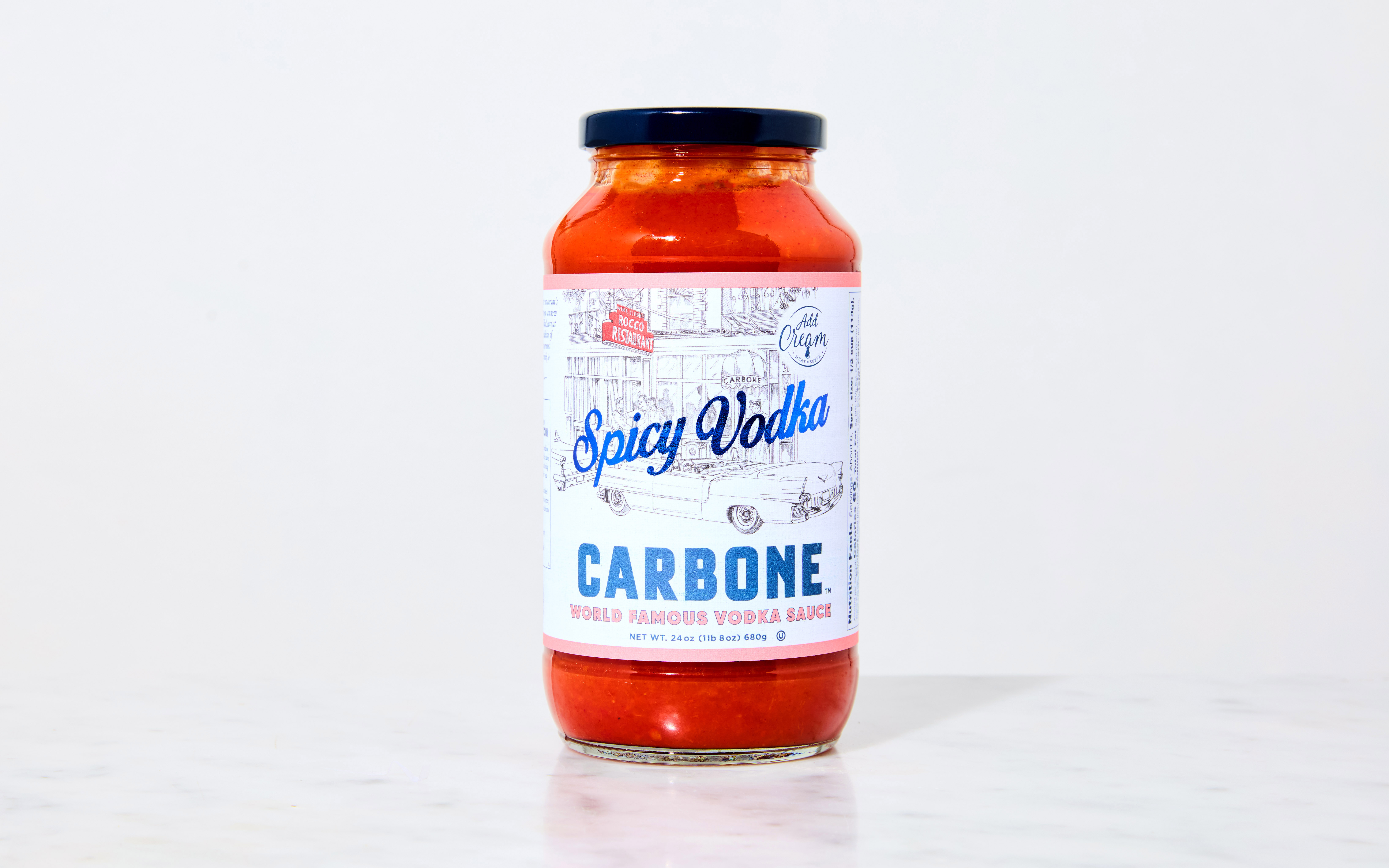 Spicy Vodka Marinara Sauce 24 oz Carbone Good Eggs