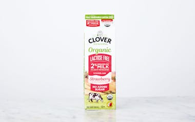 Organic Lactose Free Strawberry Flavored Milk