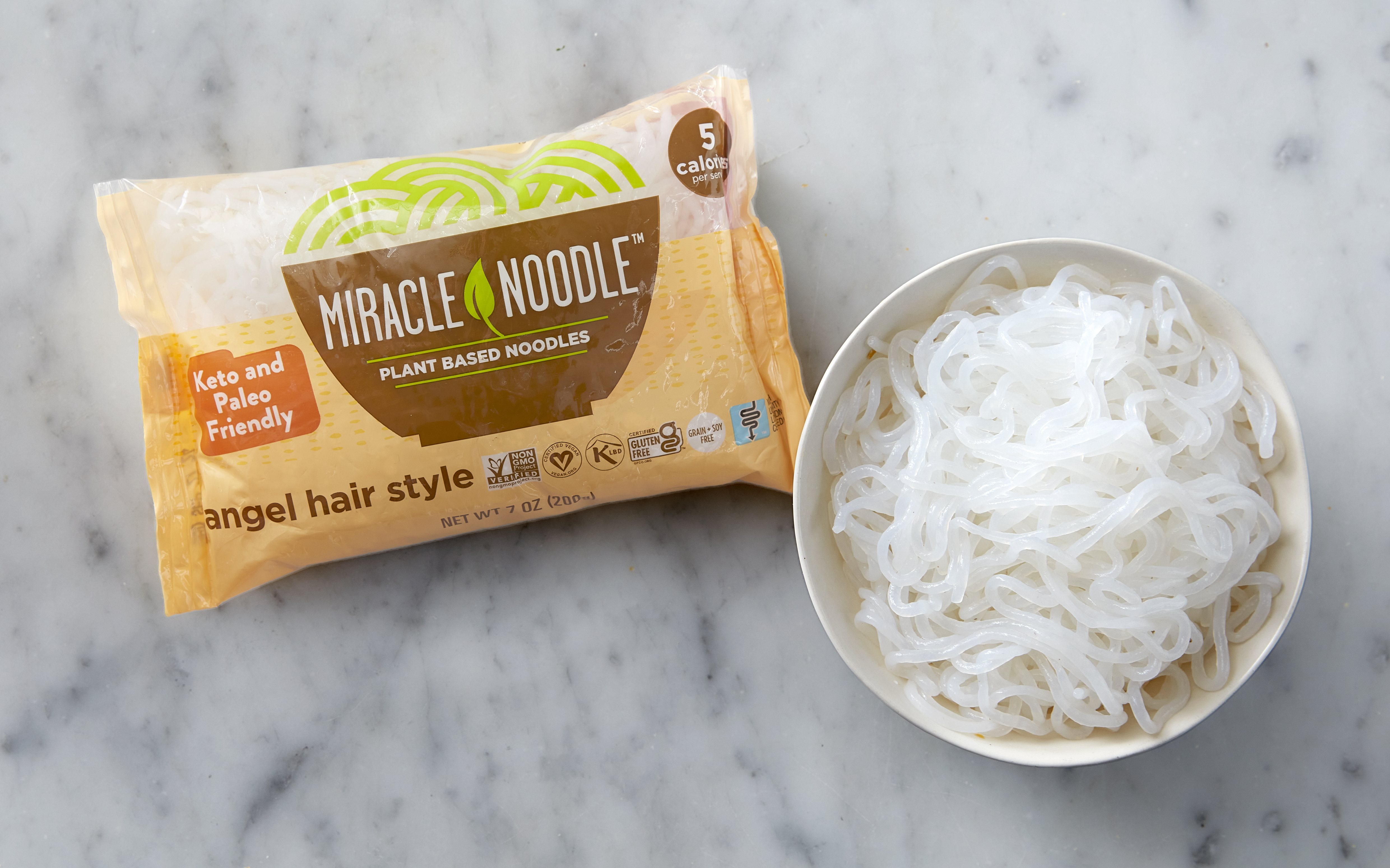 GlutenFree Angel Hair Shirataki 7 oz Miracle Noodle Good Eggs