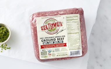 Organic Grass-Fed Ground Beef (80/20, Frozen)