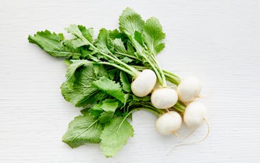 Organic Baby White Turnips