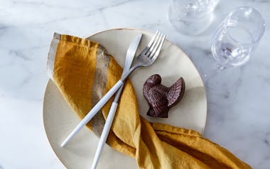 Thanksgiving Vegan Chocolate Placesetting Turkey