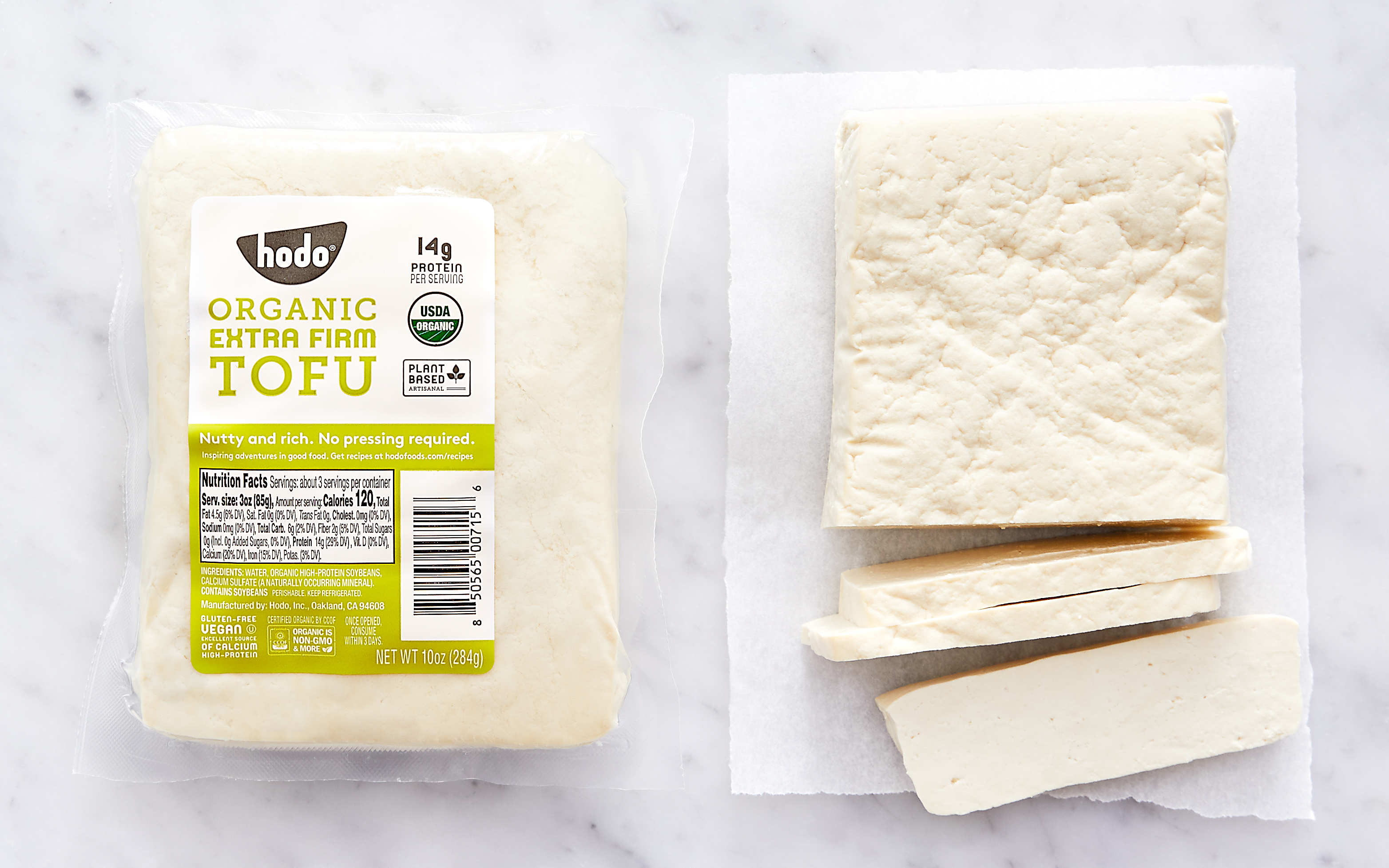 Organic Hodo Extra Firm Tofu 10 oz Hodo Good Eggs